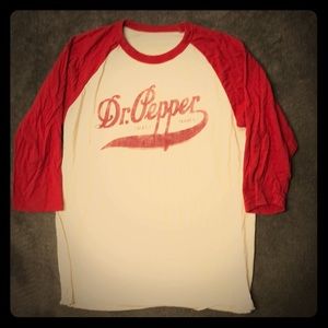Dr. Pepper 3/4 sleeve shirt